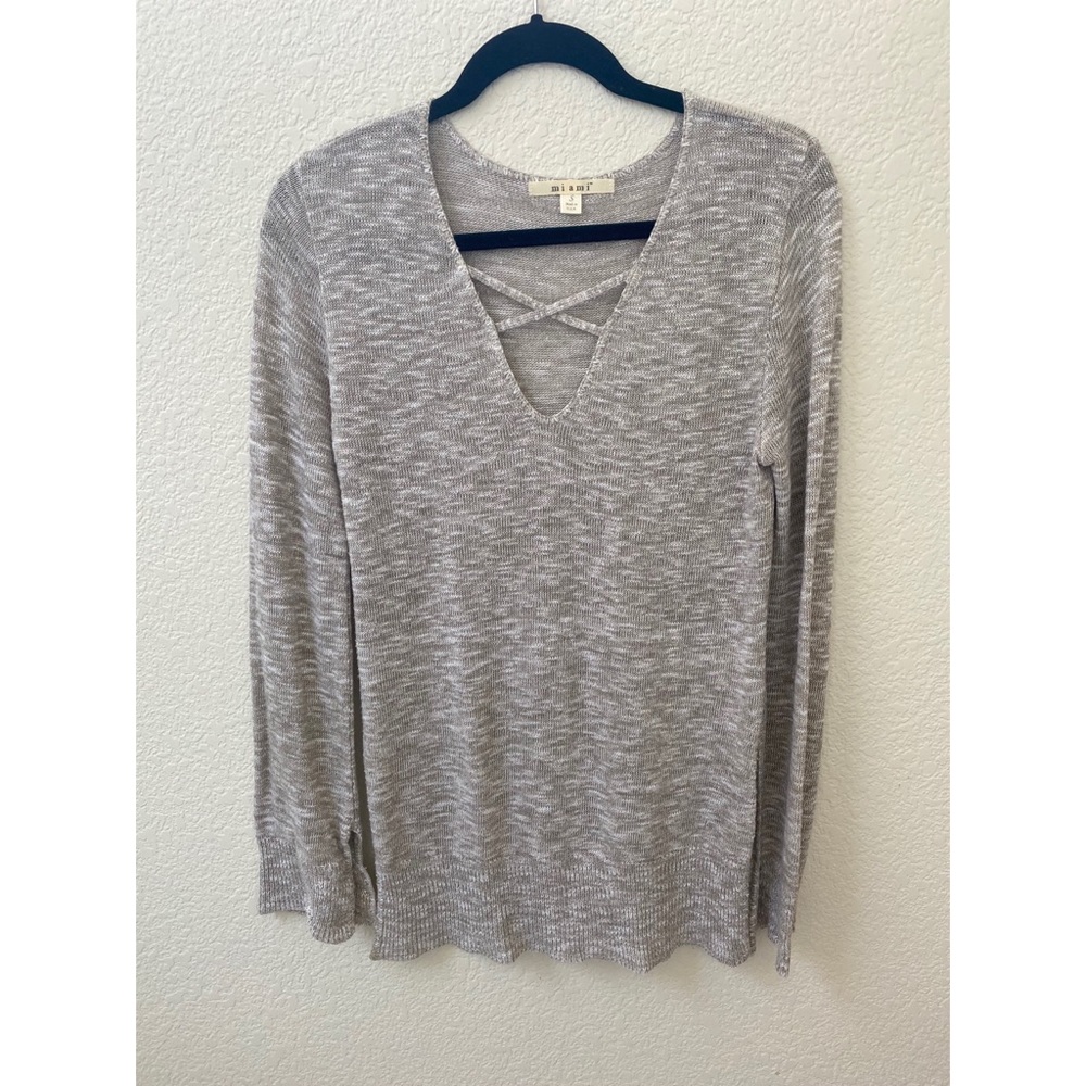 Francesca’s Heather Grey Tunic